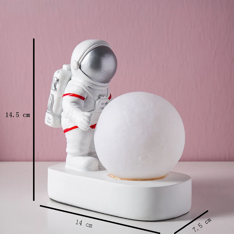 Astronaut Spaceman Moon Night Light Bedroom Bedside Desktop Creative Decoration Table Lamp Gift Light For Children Baby Kids
Astronaut Spaceman Moon Night Light Bedroom Bedside Desktop Creative Decoration Table Lamp Gift Light For Children Baby Kids