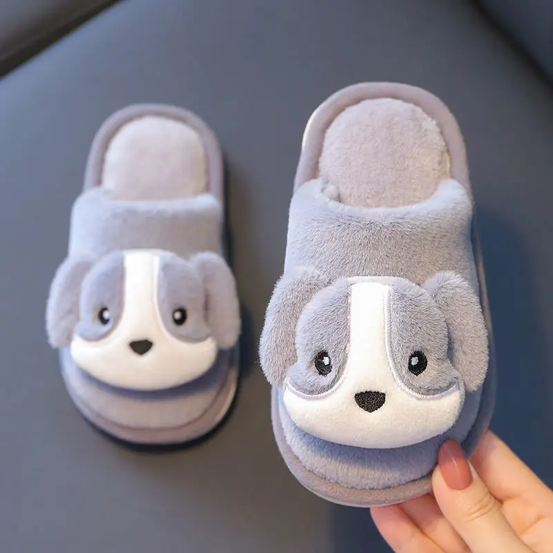 Baby Girls Cotton Slippers New Winter Children's Cute Dog Plush Slippers Boys Home Indoor Shoes Furry Kids Slippers
Baby Girls Cotton Slippers New Winter Children's Cute Dog Plush Slippers Boys Home Indoor Shoes Furry Kids Slippers