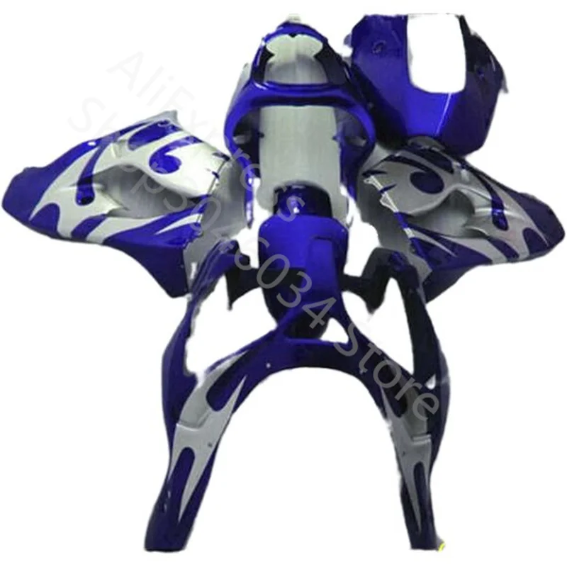 Hot sales ZX9R Fairing for kawasaki Ninja ZX-9R 2002 2003 ZX9R blue silver flames ZX 9R 02-03 ABS Body Kit
Hot sales ZX9R Fairing for kawasaki Ninja ZX-9R 2002 2003 ZX9R blue silver flames ZX 9R 02-03 ABS Body Kit