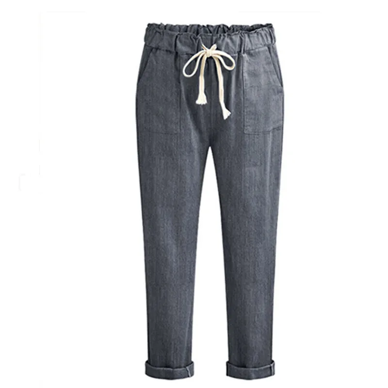 Fashion Women Pants Elastic Waist Pockets Loose Pants Female 2020 Casual Trousers Lady Leisure
Fashion Women Pants Elastic Waist Pockets Loose Pants Female 2020 Casual Trousers Lady Leisure