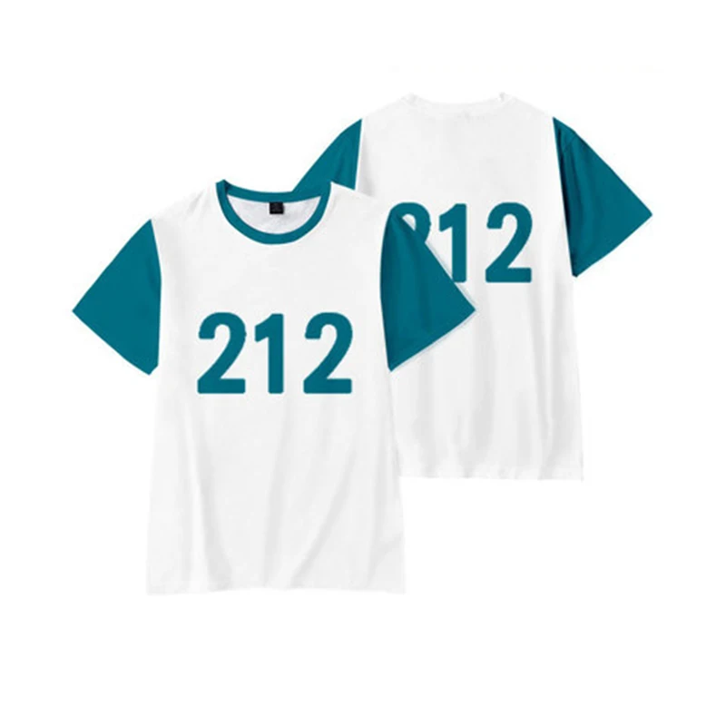 Korean Teleplay Squid Game T-shirt Men Women Fashion Casual Cool Short Sleeved Oversized T Shirt Harajuku Streetwear Tee Tops
Korean Teleplay Squid Game T-shirt Men Women Fashion Casual Cool Short Sleeved Oversized T Shirt Harajuku Streetwear Tee Tops