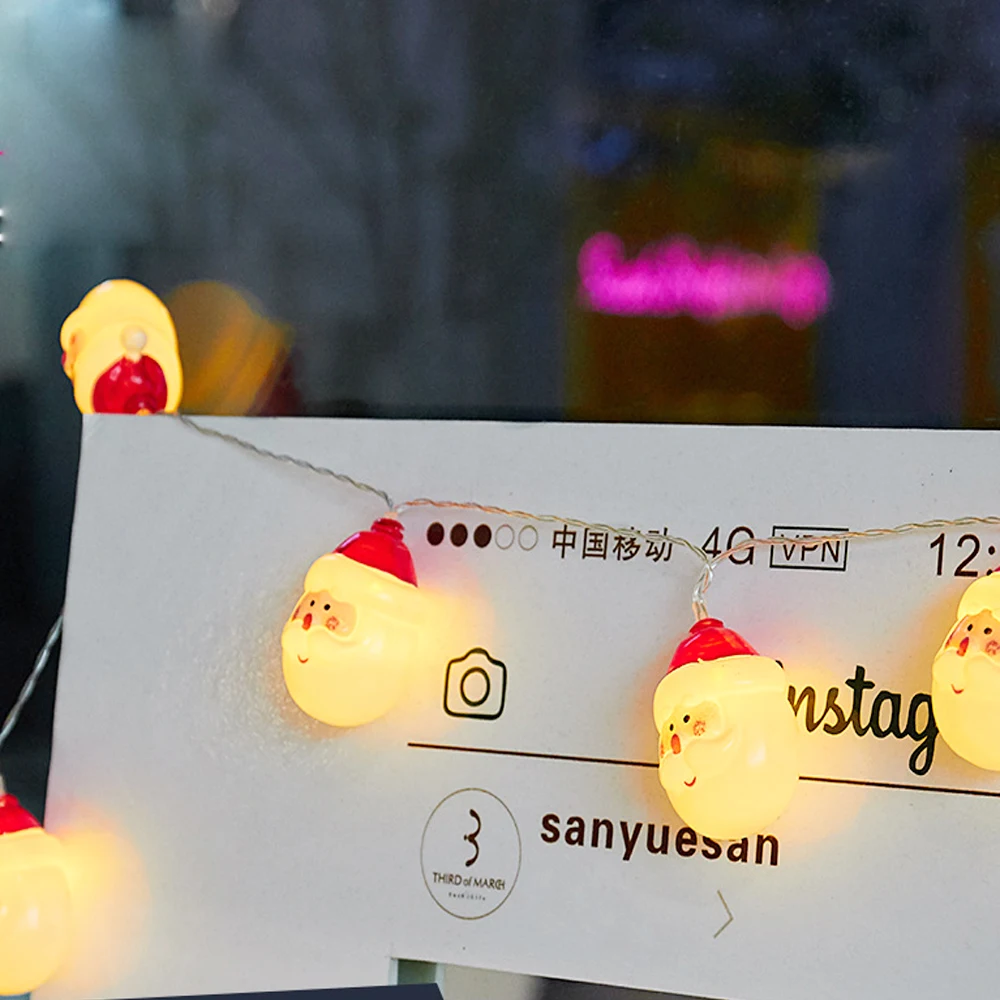 Battery box creative Santa Claus led string lights creative decorative string lights Christmas day lights lanterns
Battery box creative Santa Claus led string lights creative decorative string lights Christmas day lights lanterns