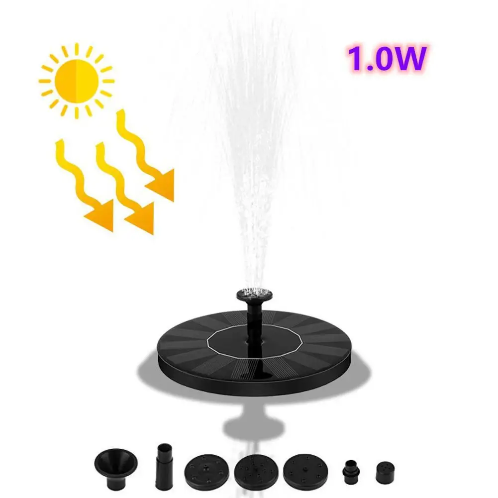Solar Fountain 1w Solar Powered Large Diameter Fountain Pump Floating Solar Panel Water Pump Fountain Kit 
Solar Fountain 1w Solar Powered Large Diameter Fountain Pump Floating Solar Panel Water Pump Fountain Kit
