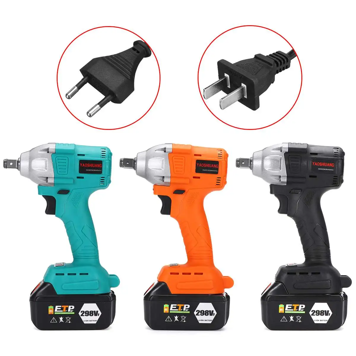 Doersupp Brushless Electric Wrench 110-240V 298VF 630NM 22800mAh Brushless Cordless Impact Wrench Power Tool with Battery
Doersupp Brushless Electric Wrench 110-240V 298VF 630NM 22800mAh Brushless Cordless Impact Wrench Power Tool with Battery