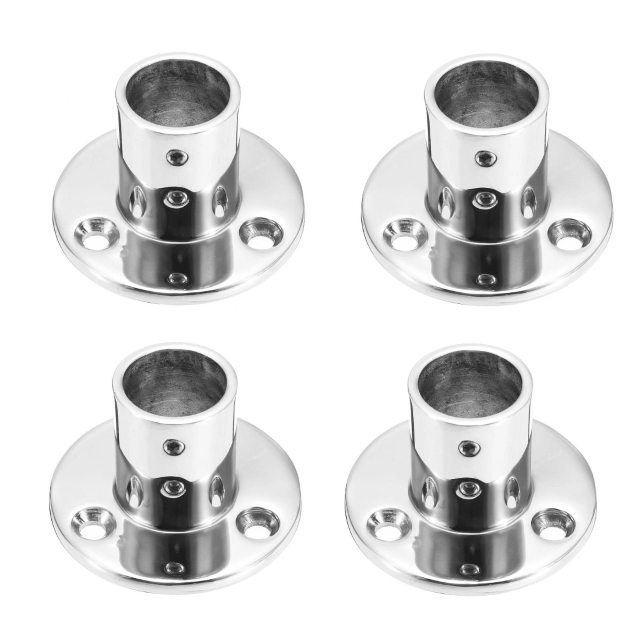 Lots Of 4 Hand Rail Fittings 90 Degree 7/8" Pipe Round Base Stainless Steel Boat
Lots Of 4 Hand Rail Fittings 90 Degree 7/8" Pipe Round Base Stainless Steel Boat