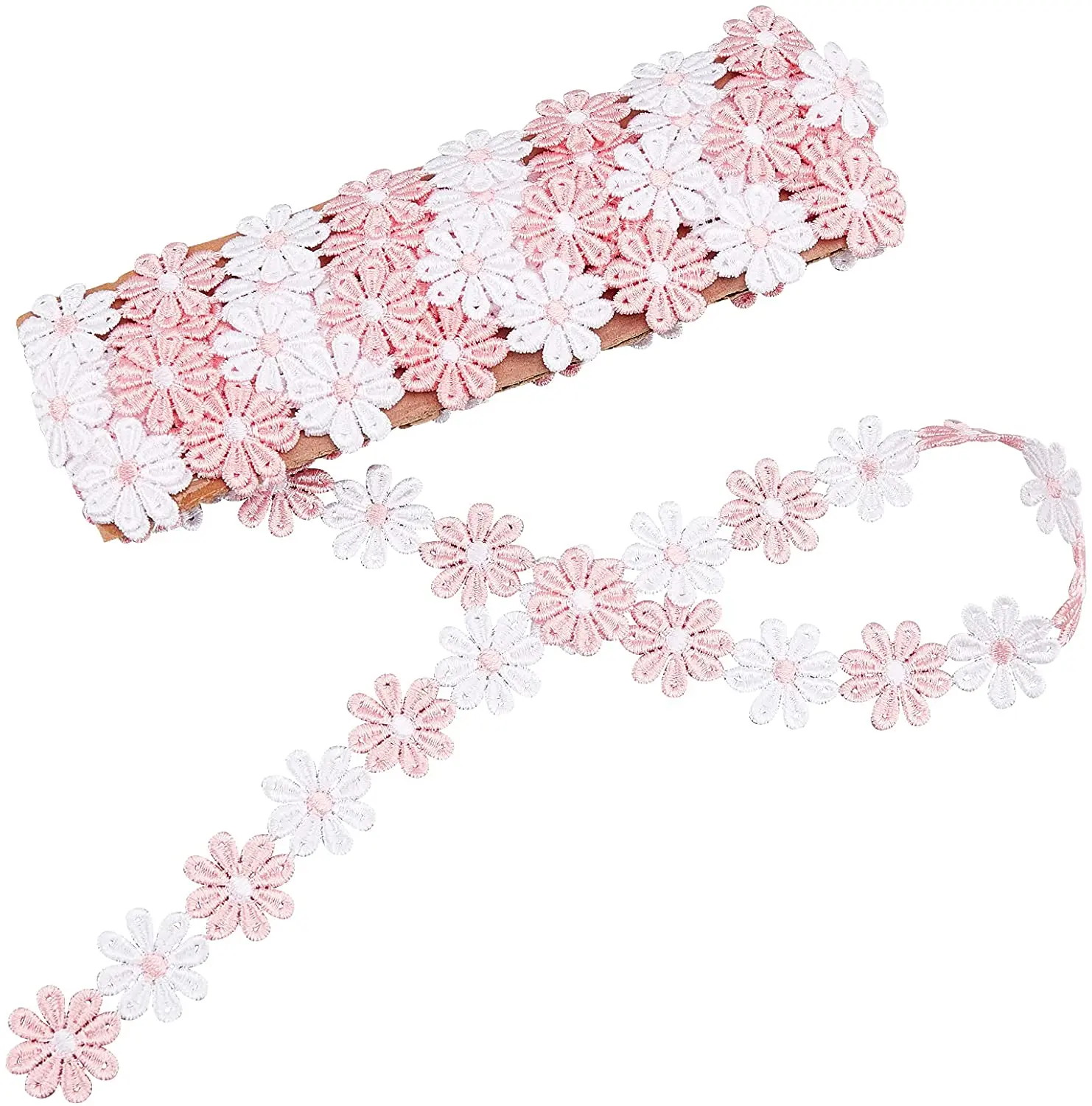 5 Yards Decorating Lace 25mm Daisy Flower Trims Embroidered Lace Ribbon Sewing Decorative Applique for Dresses Edging Trimmings
5 Yards Decorating Lace 25mm Daisy Flower Trims Embroidered Lace Ribbon Sewing Decorative Applique for Dresses Edging Trimmings