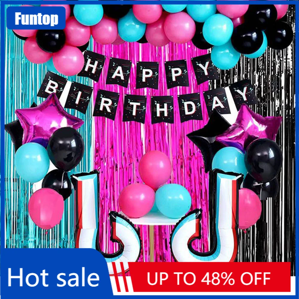 2021 Rose Red Balloon Rain Silk Curtain Set Music Theme Party Decoration Balloon Chain Birthday Party Prom Backdrop Decorations
2021 Rose Red Balloon Rain Silk Curtain Set Music Theme Party Decoration Balloon Chain Birthday Party Prom Backdrop Decorations