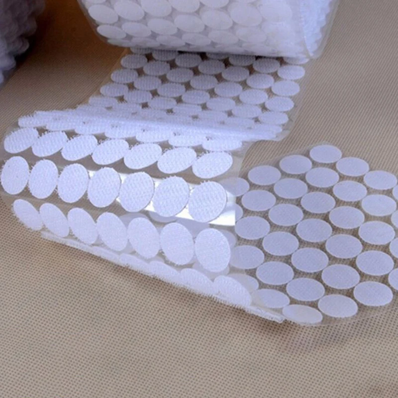 250pairs Dots Self Adhesive Fastener Tape 10mm Round Coins Hook Loop Magic Stick
250pairs Dots Self Adhesive Fastener Tape 10mm Round Coins Hook Loop Magic Stick