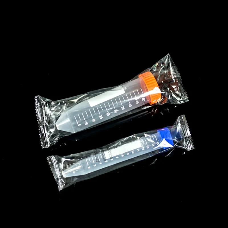 15ml / 50ml screw tip bottom centrifugal tube Independent packaging Ethylene oxide sterilization
15ml / 50ml screw tip bottom centrifugal tube Independent packaging Ethylene oxide sterilization