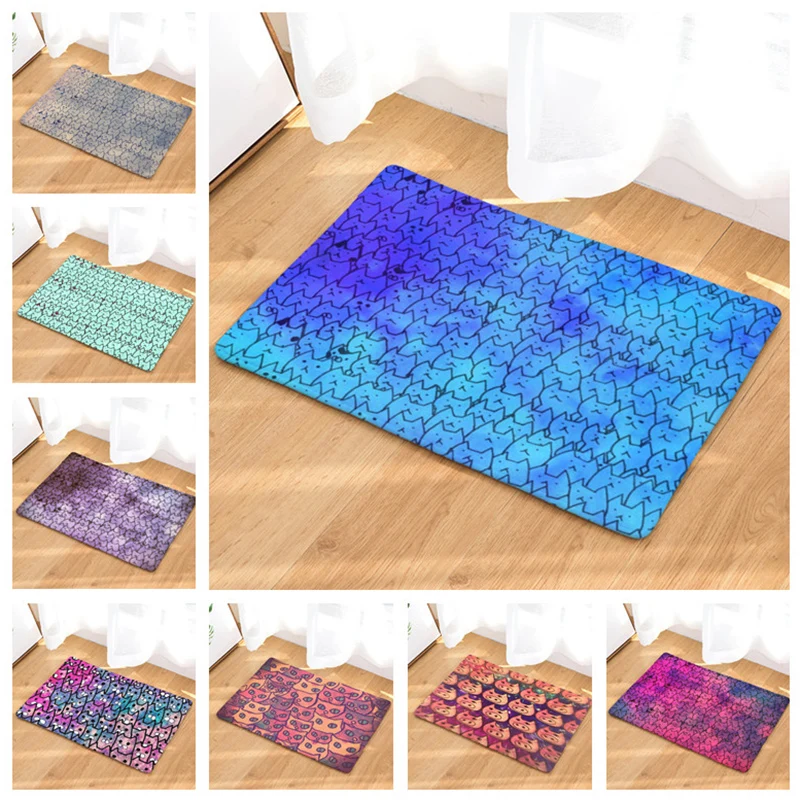 Nordic Style Cat Doormat Non-Slip Print Soft Flannel Carpet Decor Cute Colorful Cartoon Pet Cats Floor Door Mat for Hallway
Nordic Style Cat Doormat Non-Slip Print Soft Flannel Carpet Decor Cute Colorful Cartoon Pet Cats Floor Door Mat for Hallway