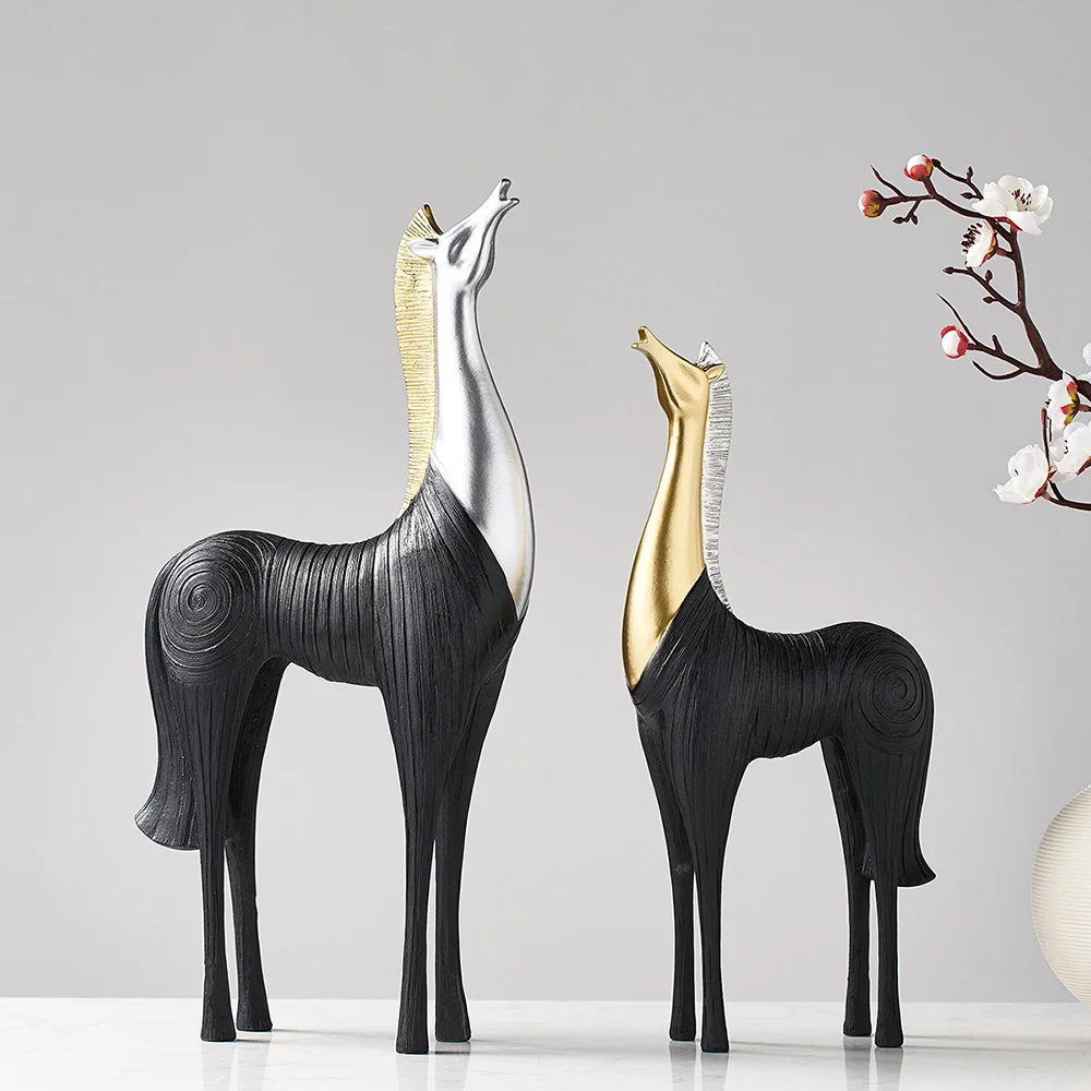 Modern Black Horse Animal Shape Statue Sculpture Desk Decoration Ornament Home Decoration Living Room Decoration Feng Shui Gifts
Modern Black Horse Animal Shape Statue Sculpture Desk Decoration Ornament Home Decoration Living Room Decoration Feng Shui Gifts