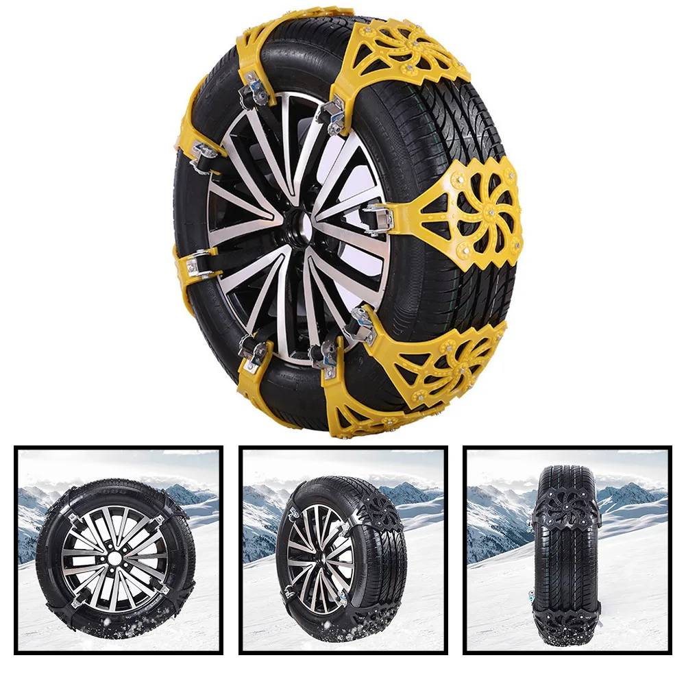 Car SUV Tire Snow Chain Tendon Anti-skid Spikes Universal Thick Tyre Studs Chain Snow Chain Winter Automobile Accessories
Car SUV Tire Snow Chain Tendon Anti-skid Spikes Universal Thick Tyre Studs Chain Snow Chain Winter Automobile Accessories