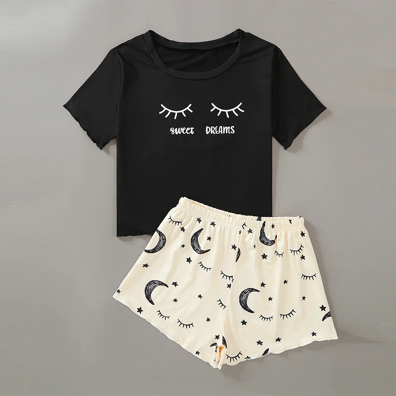 Sweet Dreams Pritned Tan Tops Printed Shorts Women 2 Pieces Women Sets Women Tops and Pants 2 Pieces Sleepwear Women Pajamas
Sweet Dreams Pritned Tan Tops Printed Shorts Women 2 Pieces Women Sets Women Tops and Pants 2 Pieces Sleepwear Women Pajamas