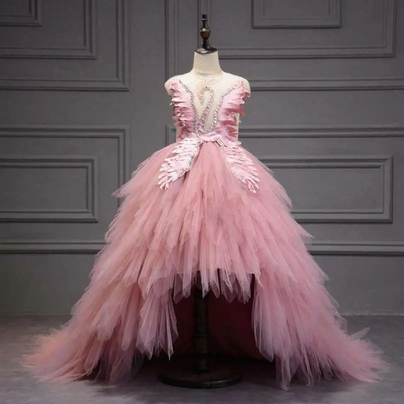 Black Flower Girl Evening Dress Swan Crystal Tulle Princess Pageant Wedding Clothes Kids Birthday Party Dress Vestidos L443
Black Flower Girl Evening Dress Swan Crystal Tulle Princess Pageant Wedding Clothes Kids Birthday Party Dress Vestidos L443
