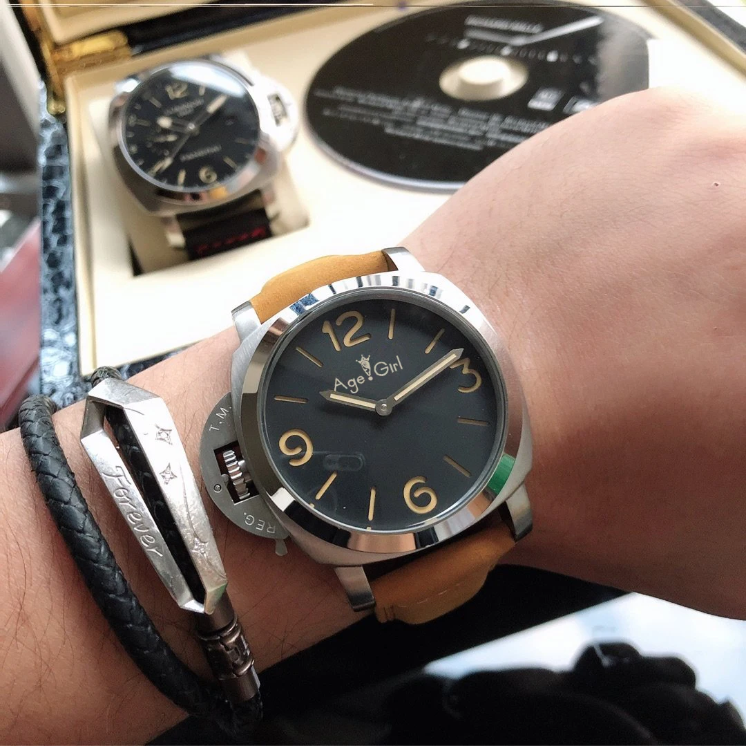 Classic New Men Automatic Mechanical Sapphire Stainless Steel 1950 LEFT HANDED 3 DAYS ACCIAIO 47mm Brown Leather Watch
Classic New Men Automatic Mechanical Sapphire Stainless Steel 1950 LEFT HANDED 3 DAYS ACCIAIO 47mm Brown Leather Watch