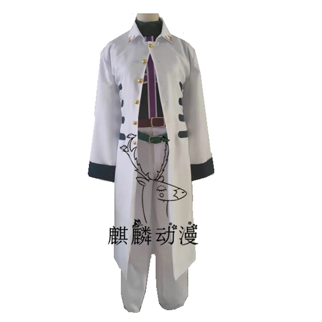 JoJo's Bizarre Adventure Cosplay Kujo Jotaro Costume White Suit Uniform Costume Halloween Only Overcoat
JoJo's Bizarre Adventure Cosplay Kujo Jotaro Costume White Suit Uniform Costume Halloween Only Overcoat