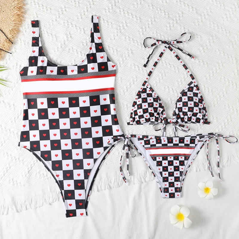 Sexy One Piece Swimsuit Ladies Korea Women 2022 Push Up Beach Clothes New Ins Female Swimwear Red Love Print Two Bikini Black
Sexy One Piece Swimsuit Ladies Korea Women 2022 Push Up Beach Clothes New Ins Female Swimwear Red Love Print Two Bikini Black