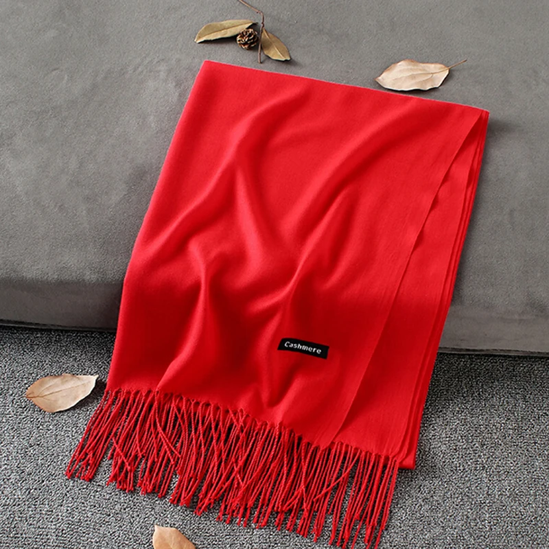 Solid Color Cashmere Scarves With Tassel Women Winter Thick Warm Wool Scarf Shawl Wrap
Solid Color Cashmere Scarves With Tassel Women Winter Thick Warm Wool Scarf Shawl Wrap