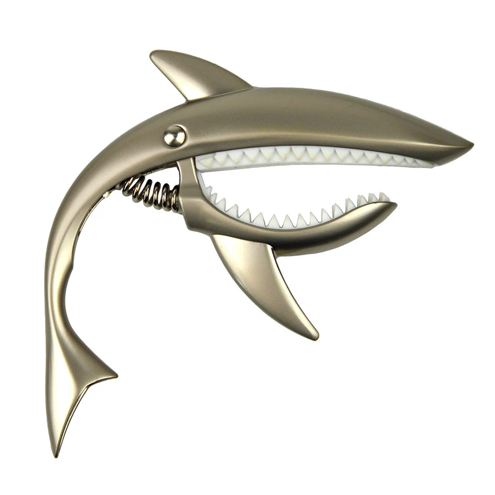 Metal Guitar Capo Shark-shaped Capo for Acoustic and Electric Guitar with Good Hand Feeling ZJ55
Metal Guitar Capo Shark-shaped Capo for Acoustic and Electric Guitar with Good Hand Feeling ZJ55