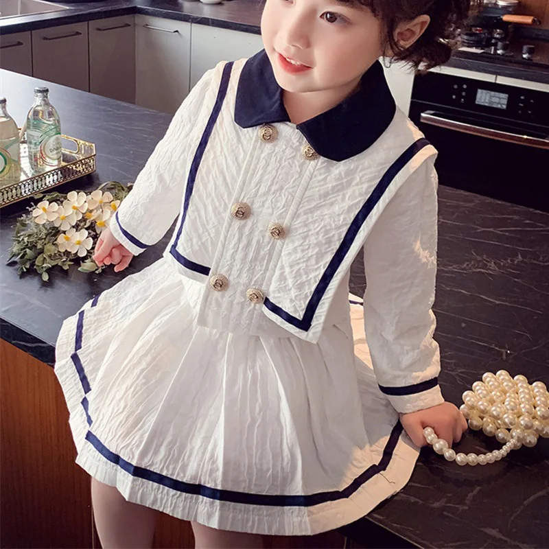 Fashion Kid's Clothing Sets 2021 Autumn Clothing Sets Long Sleeve Tops and Skirts Suit Girl's Tracksuit Two Pieces Princess Sets
Fashion Kid's Clothing Sets 2021 Autumn Clothing Sets Long Sleeve Tops and Skirts Suit Girl's Tracksuit Two Pieces Princess Sets