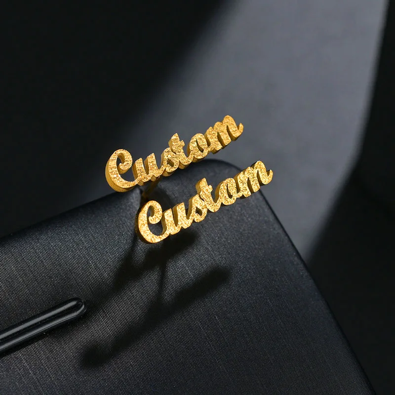 2021 New Custom Jewelry Fashion High Quality Name Custom Earrings Custom Frosted Earrings Ladies Stainless Steel Earrings
2021 New Custom Jewelry Fashion High Quality Name Custom Earrings Custom Frosted Earrings Ladies Stainless Steel Earrings