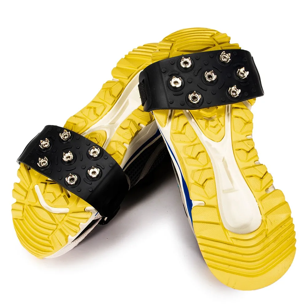 1 Pair 7 Studs Anti-Skid Snow Ice Claw Climbing Shoe Spikes Grips Cleats Crampons Cover For Women Men Boots Cover 160*62mm
1 Pair 7 Studs Anti-Skid Snow Ice Claw Climbing Shoe Spikes Grips Cleats Crampons Cover For Women Men Boots Cover 160*62mm