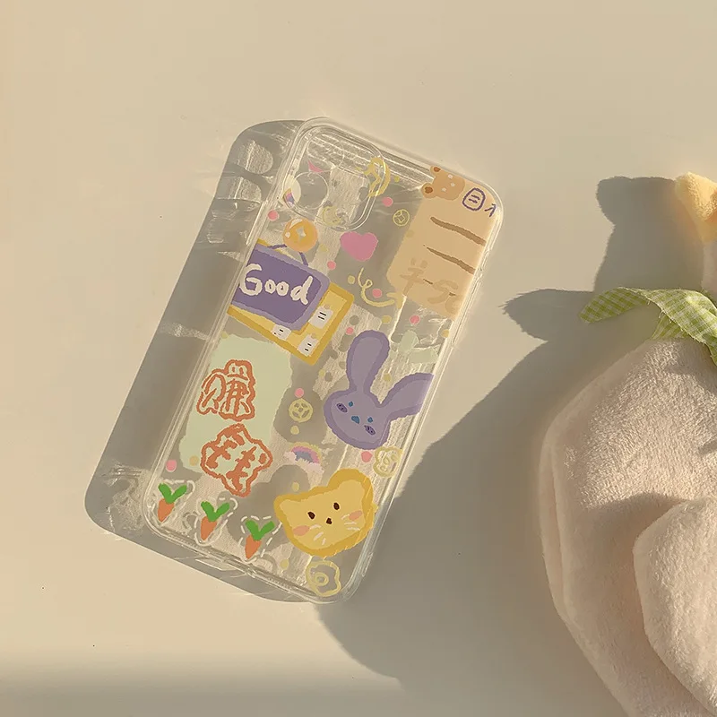 Cute Cartoon Animal Rabbit Label Korean Phone Case For iPhone 12 11 Pro Max X Xs Max Xr 7 8 Puls SE 2020 Cases Soft TPU Cover
Cute Cartoon Animal Rabbit Label Korean Phone Case For iPhone 12 11 Pro Max X Xs Max Xr 7 8 Puls SE 2020 Cases Soft TPU Cover