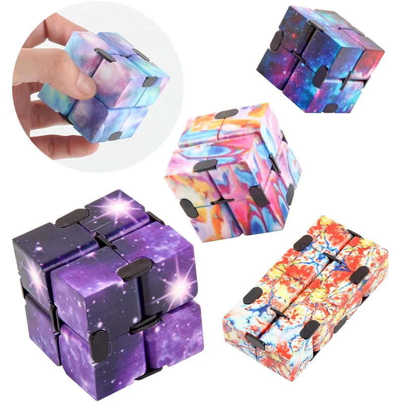 Fidget Toys Cube Infinite Flip Unlimited Fold Magic Cube Antistress Fingertip Cubic Stress Relief Decompression Toys AK319
Fidget Toys Cube Infinite Flip Unlimited Fold Magic Cube Antistress Fingertip Cubic Stress Relief Decompression Toys AK319