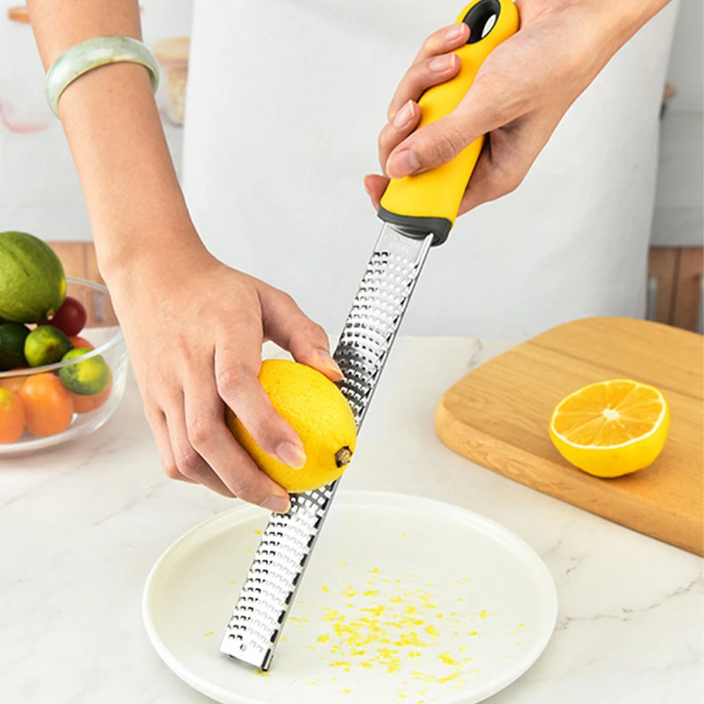 Stainless Grater Lemon Zester Cheese Vegetable Zester Grater Peeler Slicer Kitchen Tool Gadgets Fruit Vegetable Chopper Cutter
Stainless Grater Lemon Zester Cheese Vegetable Zester Grater Peeler Slicer Kitchen Tool Gadgets Fruit Vegetable Chopper Cutter