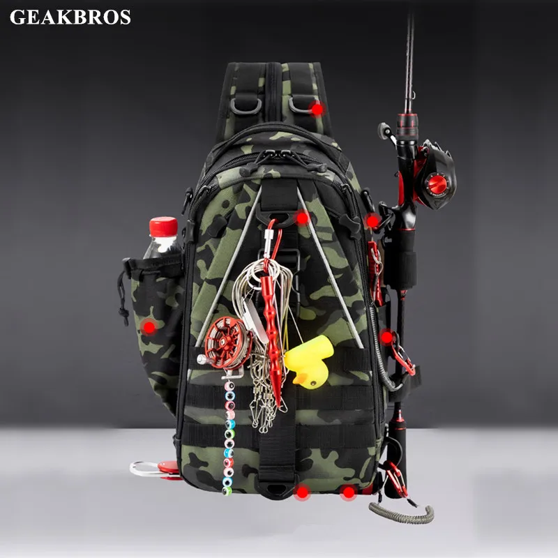 Outdoor Fishing Bag Fish Line Lure Storage Sports Climbing Hiking Backpack Waterproof Tactical Crossbody Shoulder Chest Bag 
Outdoor Fishing Bag Fish Line Lure Storage Sports Climbing Hiking Backpack Waterproof Tactical Crossbody Shoulder Chest Bag