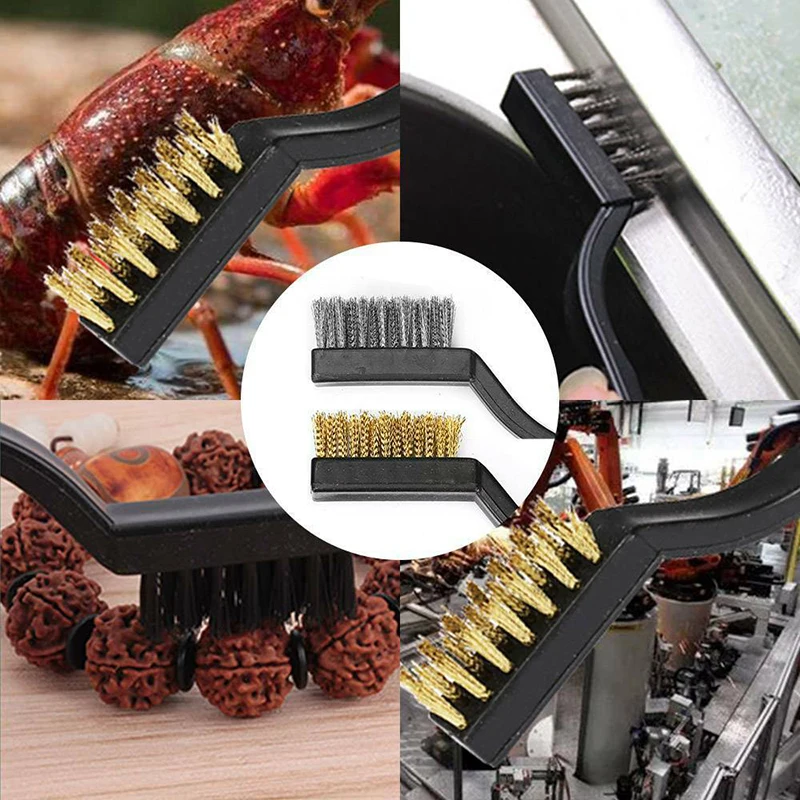 2021NEW 12Pcs/Set Mini Cleaning Rust Industrial Brush Stainless Steel Wire Copper Plated Toothbrush Polishing Brush
2021NEW 12Pcs/Set Mini Cleaning Rust Industrial Brush Stainless Steel Wire Copper Plated Toothbrush Polishing Brush