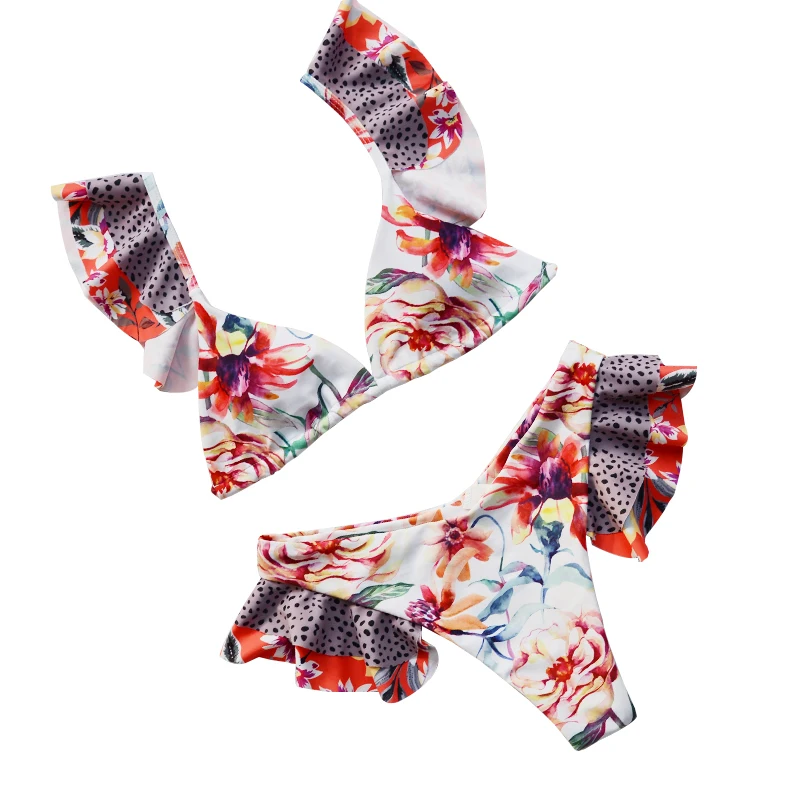 2021 New Hot Sexy Ruffle Straps Women's Bikini Swimsuit Push Up Swimwear Summer High Leg Hem Thong Swimming Beach Wear
2021 New Hot Sexy Ruffle Straps Women's Bikini Swimsuit Push Up Swimwear Summer High Leg Hem Thong Swimming Beach Wear