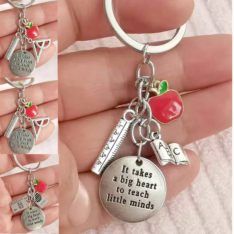 New Fashion Keychain 1 Teacher Keychain With Red Apples With Big Heart To Teach Careful Key Ring Key Ring Jewelry Teacher'S Day
New Fashion Keychain 1 Teacher Keychain With Red Apples With Big Heart To Teach Careful Key Ring Key Ring Jewelry Teacher'S Day