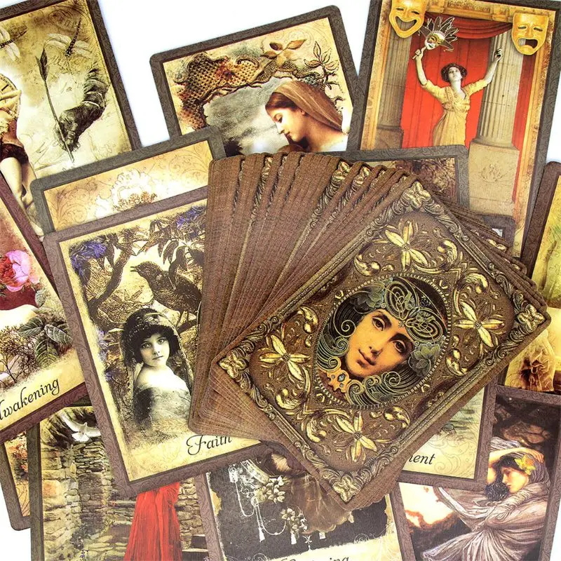 Vintage Wisdom Oracle 52 Cards Tarots Deck Divination Fate Game Full English Family Party Board Game T8NC
Vintage Wisdom Oracle 52 Cards Tarots Deck Divination Fate Game Full English Family Party Board Game T8NC