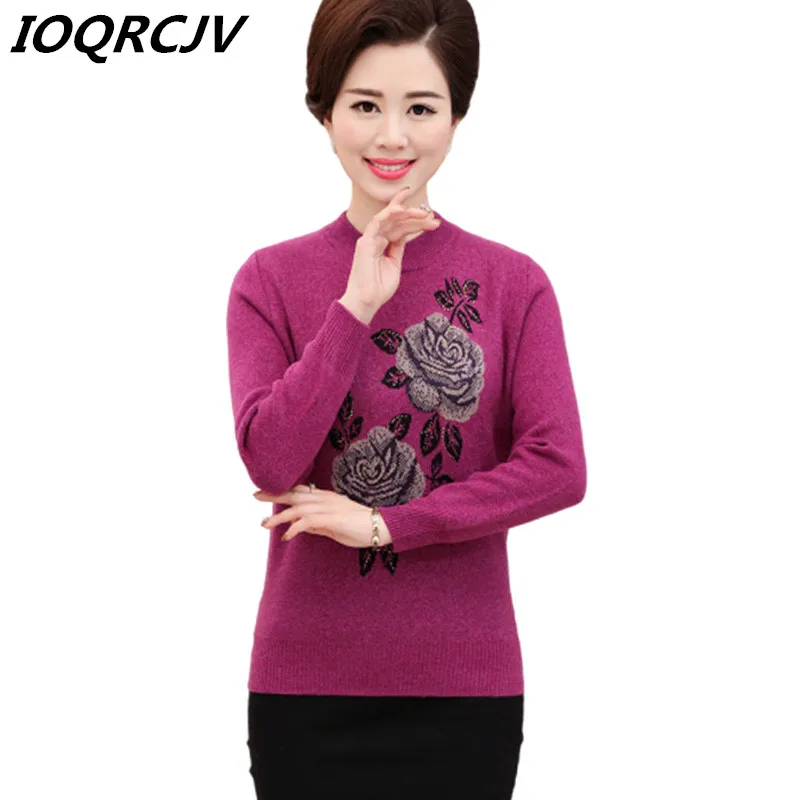 New Women Pullover Autumn And Winter Sweater Loose Long-sleeve Knitted Sweater Middle-aged Casual Shirt Sweater Knitwear Tops
New Women Pullover Autumn And Winter Sweater Loose Long-sleeve Knitted Sweater Middle-aged Casual Shirt Sweater Knitwear Tops