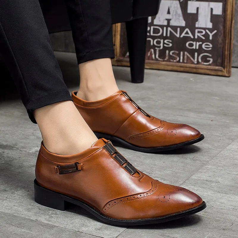 Luxury Italian Leather Dress Shoes Men Fashion Plaid Print Lace Up Black Brown Wedding Office Shoes Formal Oxford Shoes for Men
Luxury Italian Leather Dress Shoes Men Fashion Plaid Print Lace Up Black Brown Wedding Office Shoes Formal Oxford Shoes for Men
