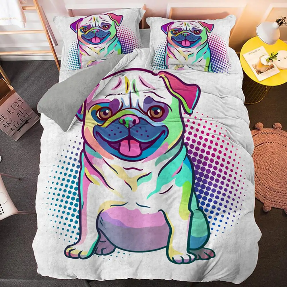Drop Shipping 3D Cartoon Luxury Bedding Sets Dog Animal Printing Duvet Cover Bedclothes Double Queen King Size 2/3PCS
Drop Shipping 3D Cartoon Luxury Bedding Sets Dog Animal Printing Duvet Cover Bedclothes Double Queen King Size 2/3PCS