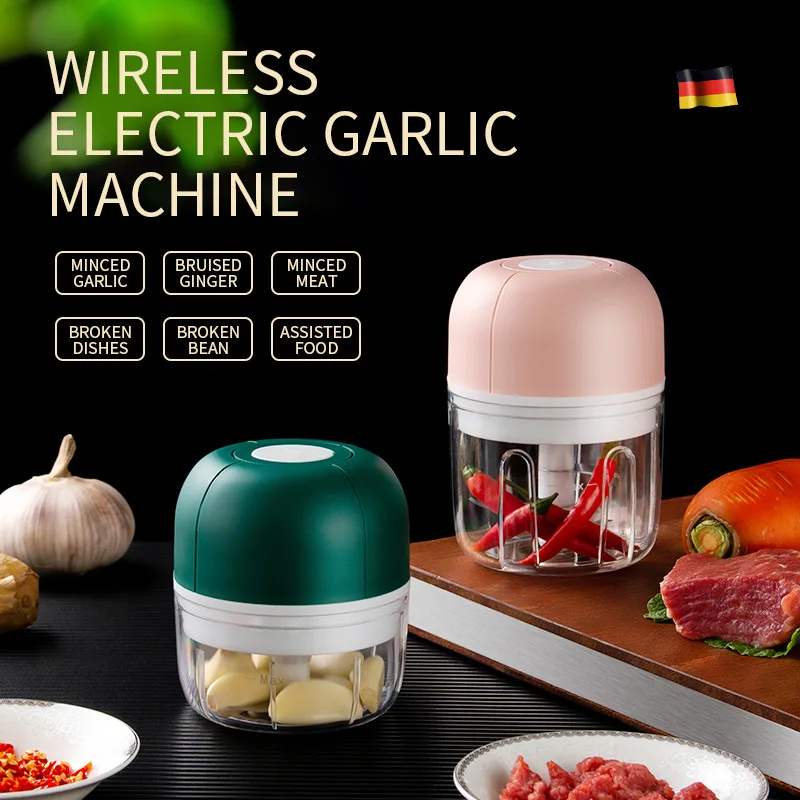 New Upgrade Wireless Electric Garlic Press Portable Meshed Garlic Device Mini Meat Grinder Baby Complementary Food Mixer
New Upgrade Wireless Electric Garlic Press Portable Meshed Garlic Device Mini Meat Grinder Baby Complementary Food Mixer