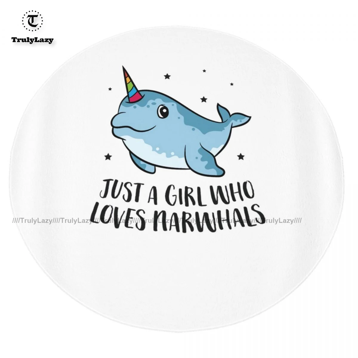 Одеяло Narwhal, мягкое модное круглое покрывало, декоративное флисовое покрывало 
Одеяло Narwhal, мягкое модное круглое покрывало, декоративное флисовое покрывало