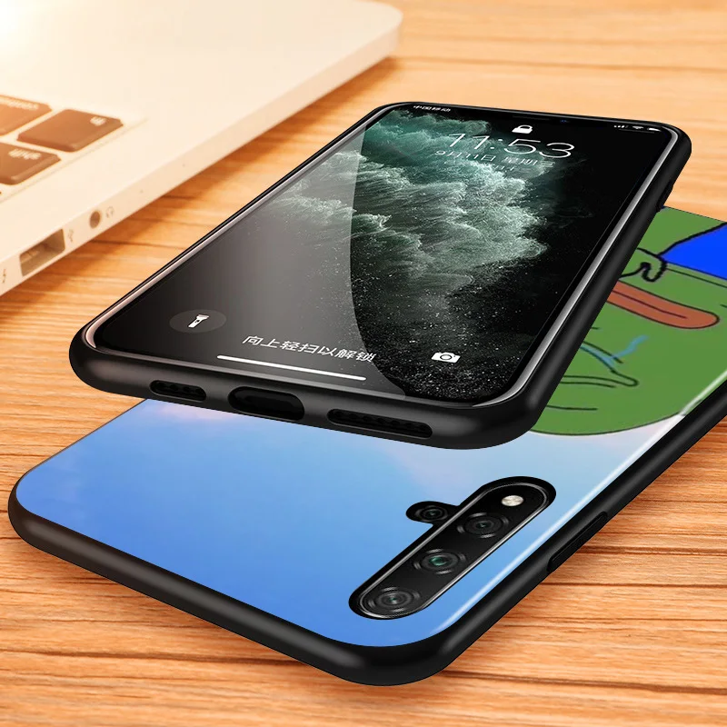 Cute Pepe Funny Frog for Huawei Honor 30 20 10i 10 9C 9A 9S 9X 9N 9 8X 8A 8 7A 7C Pro Plus Lite Black Phone Case
Cute Pepe Funny Frog for Huawei Honor 30 20 10i 10 9C 9A 9S 9X 9N 9 8X 8A 8 7A 7C Pro Plus Lite Black Phone Case