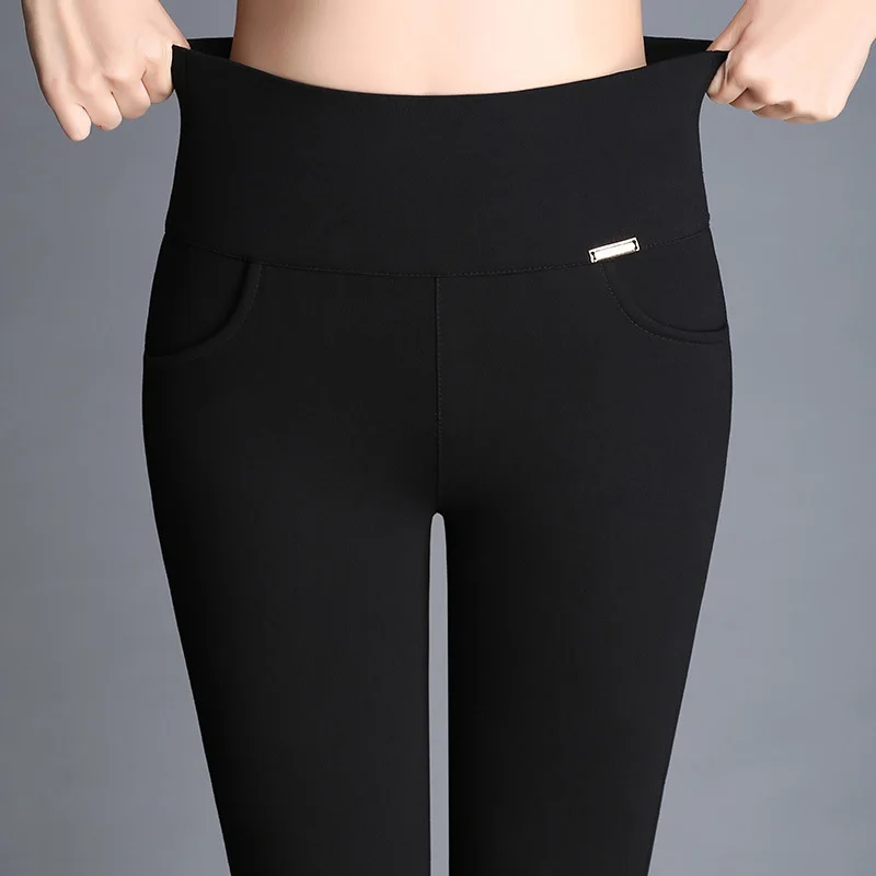 Sexy High Waist Skinny Black Leggings Women Solid Plus Size Pencil Pants Stretch Skinny Thin Korean Small-leg Trousers
Sexy High Waist Skinny Black Leggings Women Solid Plus Size Pencil Pants Stretch Skinny Thin Korean Small-leg Trousers