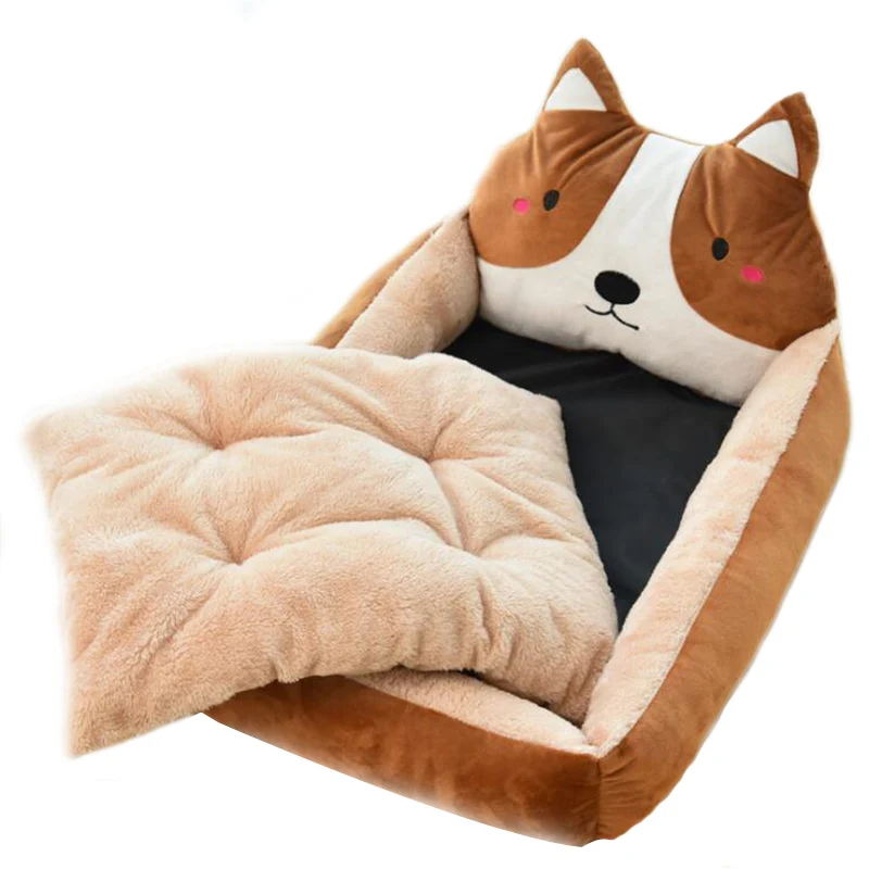 Cartoon Pet Nest All Seasons For Small Medium Large Dog Mats Comfortable Dogs Bed Soft Cat Sofa Washable Pets House Supplies
Cartoon Pet Nest All Seasons For Small Medium Large Dog Mats Comfortable Dogs Bed Soft Cat Sofa Washable Pets House Supplies