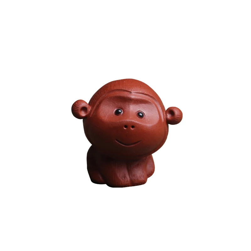 Porcelain 5CM Little Monkey Sculpture Coarse Pottery Handmade Chinese Ceramic Tea Pet Statue Home Decor
Porcelain 5CM Little Monkey Sculpture Coarse Pottery Handmade Chinese Ceramic Tea Pet Statue Home Decor