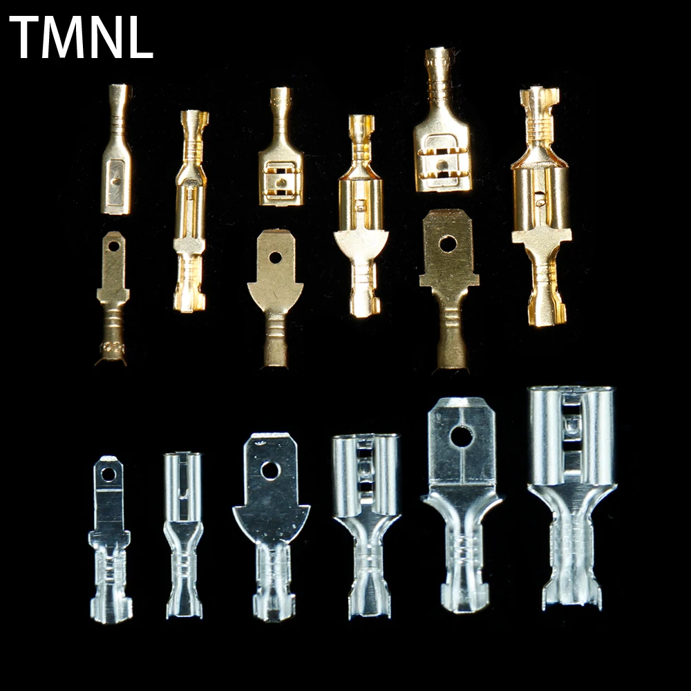2.8/4.8/6.3mm Male/Female Spade Crimp Terminals Electrical Insulating Sleeve Wire Wrap Connector 22-16 AWG 0.5mm2-1.5mm plug
2.8/4.8/6.3mm Male/Female Spade Crimp Terminals Electrical Insulating Sleeve Wire Wrap Connector 22-16 AWG 0.5mm2-1.5mm plug