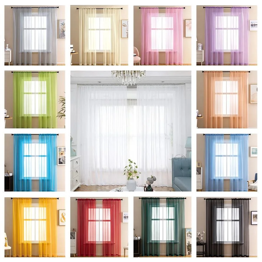 Modern White Tulle Curtains for Living Room Colorful Purple Bedroom Kitchen Balcony Decor Curtain New Finished Window Treatments
Modern White Tulle Curtains for Living Room Colorful Purple Bedroom Kitchen Balcony Decor Curtain New Finished Window Treatments