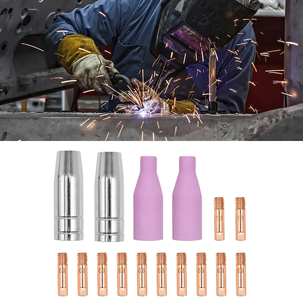 16 шт./компл. сварочная фонарь, сопло MB15 MIG MAG, Сварочная контактная головка, кронштейн, газовая насадка, наконечники, подходит для сварки HITBOX ...
16 шт./компл. сварочная фонарь, сопло MB15 MIG MAG, Сварочная контактная головка, кронштейн, газовая насадка, наконечники, подходит для сварки HITBOX ...