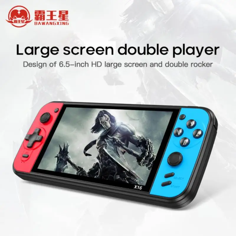 6,5 дюймовая портативная игровая консоль с двумя джойстиками, 5000 игр, предварительно загруженная игровая консоль 8 Гб, поддержка ТВ-выхода, ви...
6,5 дюймовая портативная игровая консоль с двумя джойстиками, 5000 игр, предварительно загруженная игровая консоль 8 Гб, поддержка ТВ-выхода, ви...