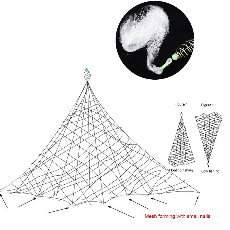 2021 Floating Fishing Bottom Fishing Sticky Fish Net Explosion Hook Trapped Fish Net Fishing Net Sticky Fish Net Throwing Net
2021 Floating Fishing Bottom Fishing Sticky Fish Net Explosion Hook Trapped Fish Net Fishing Net Sticky Fish Net Throwing Net
