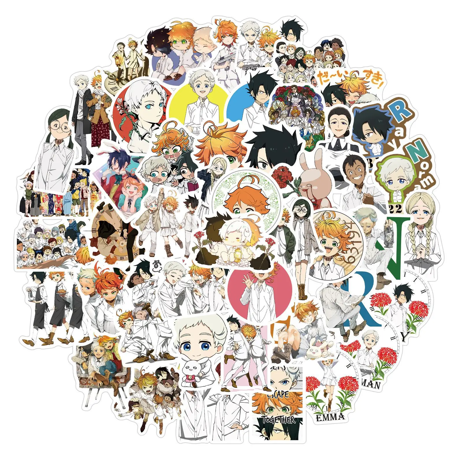 10/50pcs Japanese Anime The Promised Neverland Stickers for Notebook Motorcycle Skateboard Computer Mobile Phone Cartoon Toy
10/50pcs Japanese Anime The Promised Neverland Stickers for Notebook Motorcycle Skateboard Computer Mobile Phone Cartoon Toy