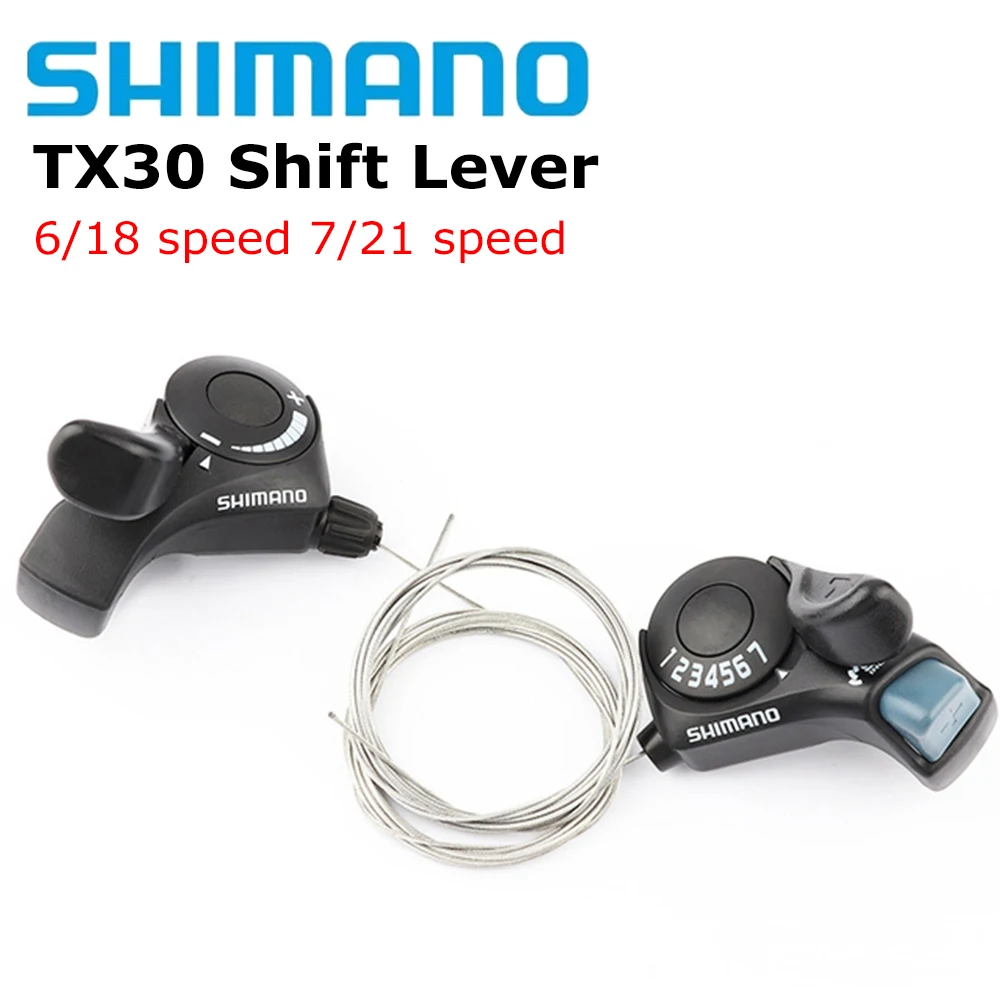 Shimano Tourney SL TX30 Bicycle Shift Lever 3X6 3X7 3 6 7 Speed tx30 Shifters MTB Mountain Bike Shift Lever Transmission Trigger
Shimano Tourney SL TX30 Bicycle Shift Lever 3X6 3X7 3 6 7 Speed tx30 Shifters MTB Mountain Bike Shift Lever Transmission Trigger